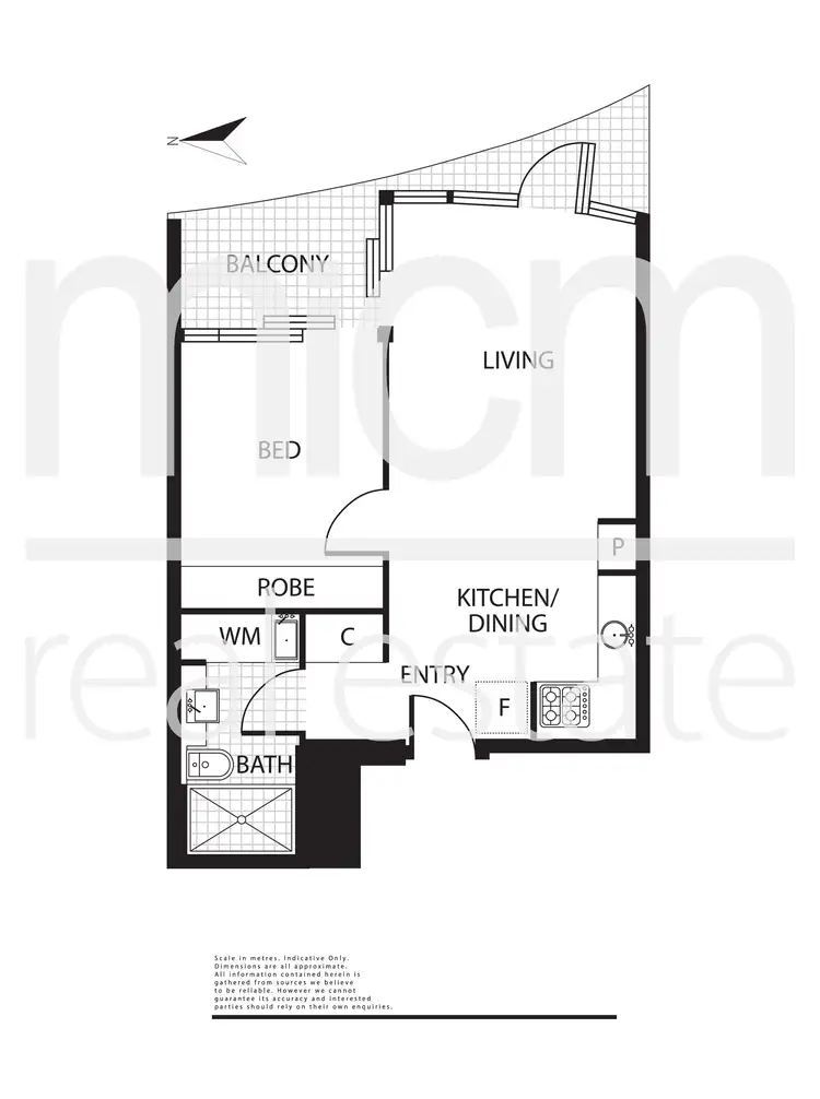 Floorplan of Homely apartment listing, 705/241 Harbour Esplanade, Docklands VIC 3008