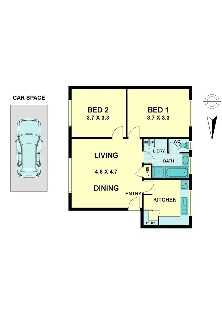 Floorplan of Homely apartment listing, 11/12 FLETCHER STREET, Essendon VIC 3040