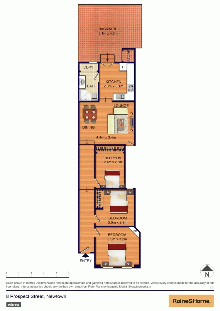 Floorplan of Homely house listing, 8 Prospect Street, Newtown NSW 2042
