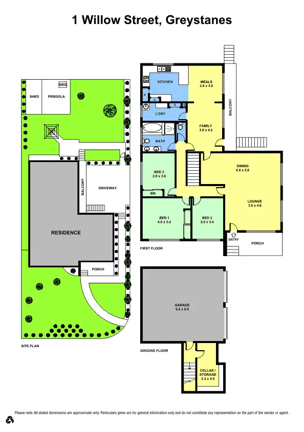Floorplan of Homely house listing, 1 Willow Street, Greystanes NSW 2145