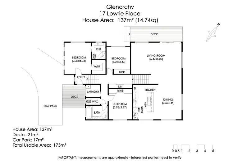Floorplan of Homely house listing, 17 Lowrie Place, Glenorchy TAS 7010