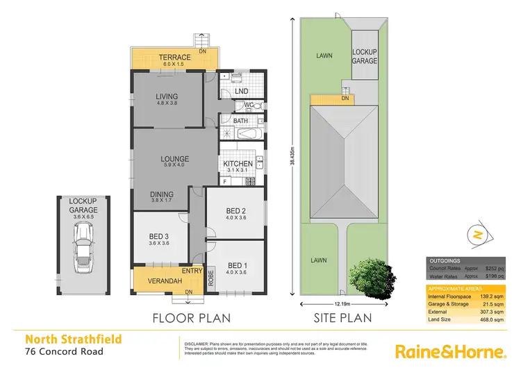 Floorplan of Homely house listing, 76 Concord Road, North Strathfield NSW 2137