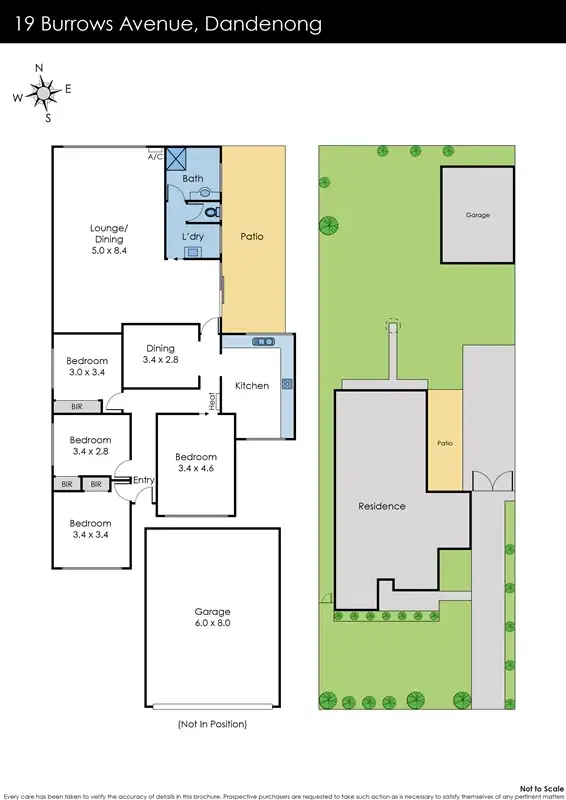 Floorplan of Homely house listing, 19 Burrows Avenue, Dandenong VIC 3175