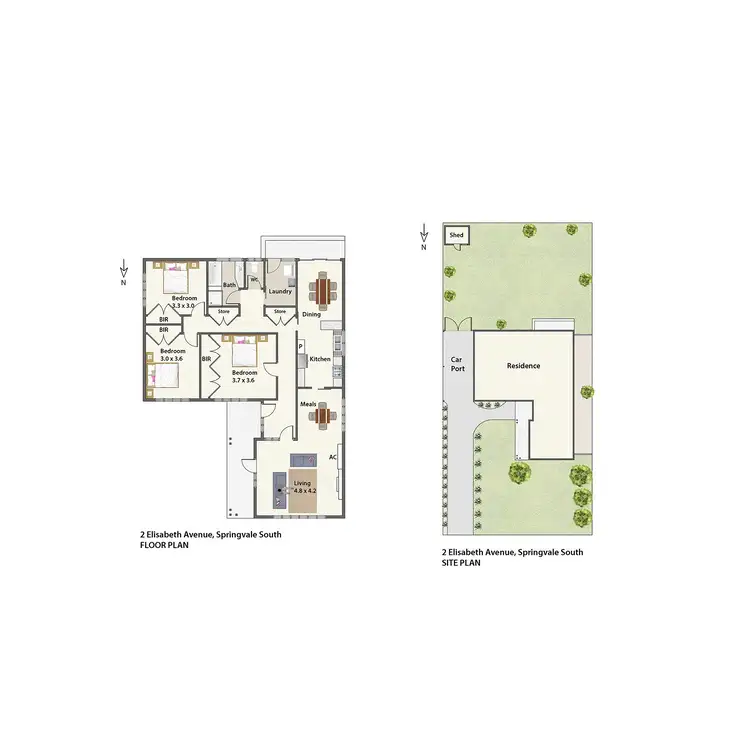Floorplan of Homely house listing, 2 Elisabeth Avenue, Springvale South VIC 3172