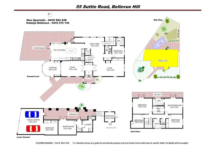 Floorplan of Homely house listing, 55 Suttie Road, Bellevue Hill NSW 2023