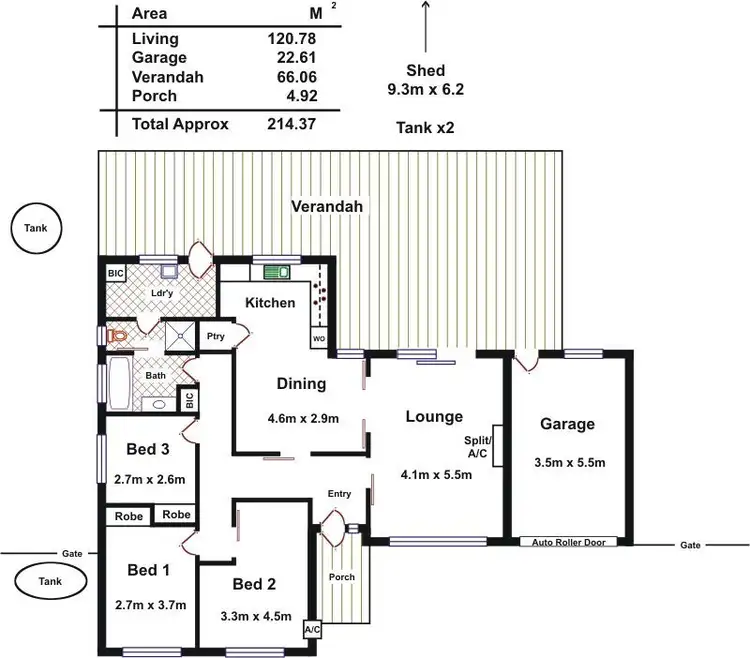 Floorplan of Homely house listing, 13 Annie Terrace, Wasleys SA 5400