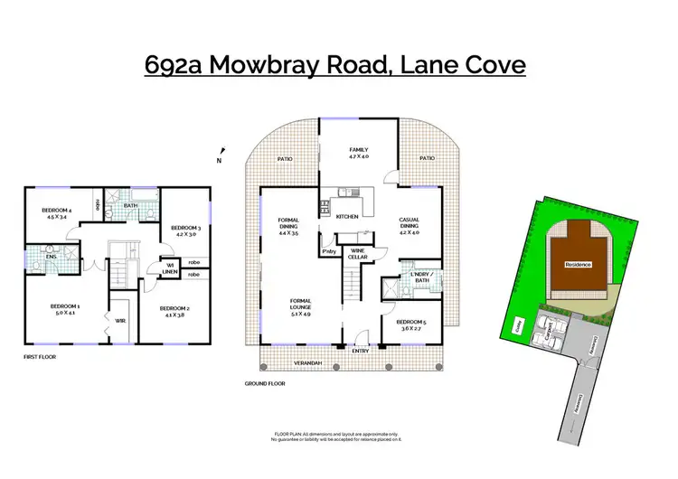 Floorplan of Homely house listing, 692a Mowbray Road, Lane Cove NSW 2066