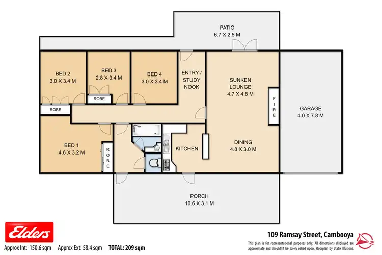 Floorplan of Homely rural property listing, 109 Ramsay Road, Cambooya QLD 4358