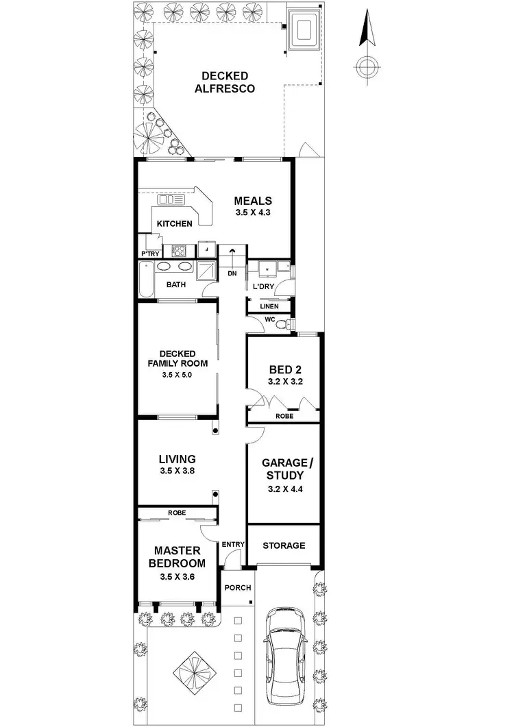 Floorplan of Homely house listing, 2/18 Copeland Road, Westmeadows VIC 3049