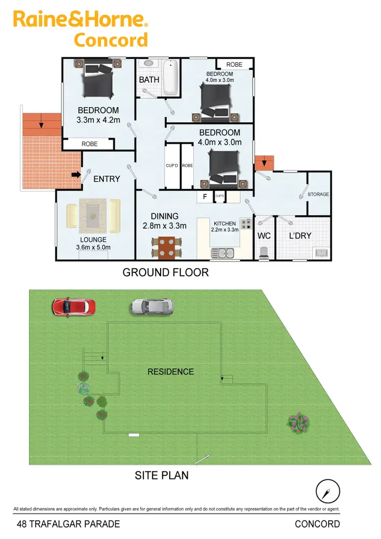 Floorplan of Homely house listing, 48 Trafalgar Parade, Concord NSW 2137