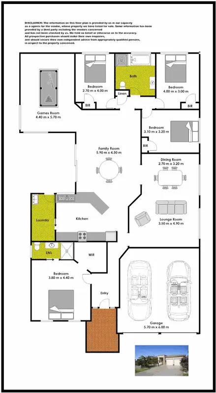 Floorplan of Homely house listing, 4 Wade Close, Luddenham NSW 2745