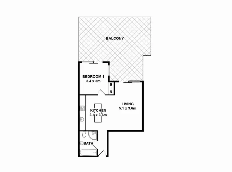 Floorplan of Homely apartment listing, 108/16 Holdfast Promenade, Glenelg SA 5045