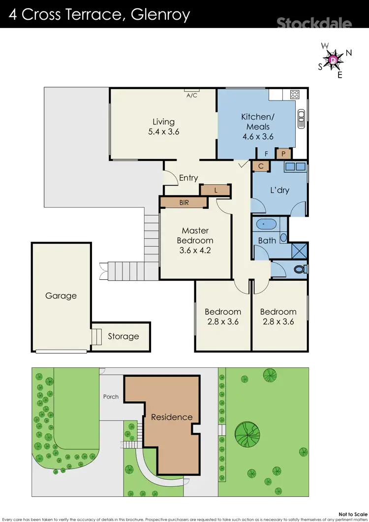 Floorplan of Homely house listing, 4 Cross Terrace, Glenroy VIC 3046