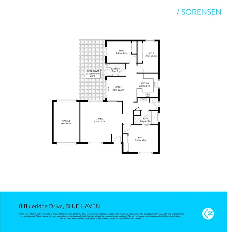 Floorplan of Homely house listing, 8 Blueridge Drive, Blue Haven NSW 2262