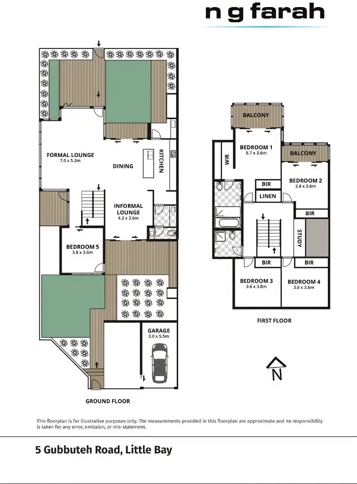 Floorplan of Homely house listing, 5 Gubbuteh Road, Little Bay NSW 2036