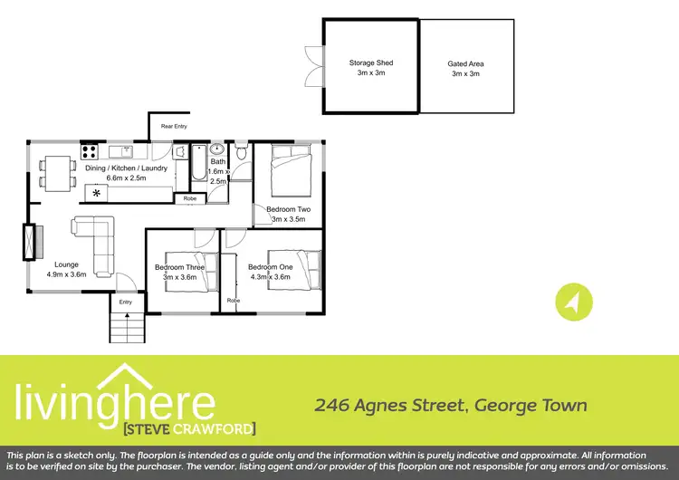 Floorplan of Homely house listing, 246 Agnes Street, George Town TAS 7253