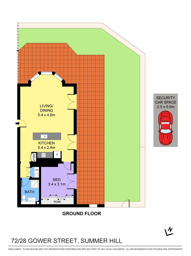 Floorplan of Homely house listing, 72/28 Gower Street, Summer Hill NSW 2130