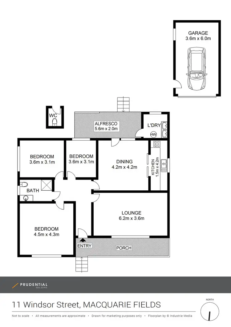 Floorplan of Homely house listing, 11 Windsor Street, Macquarie Fields NSW 2564