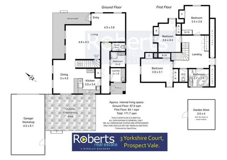 Floorplan of Homely house listing, 3 Yorkshire Crt, Prospect TAS 7250
