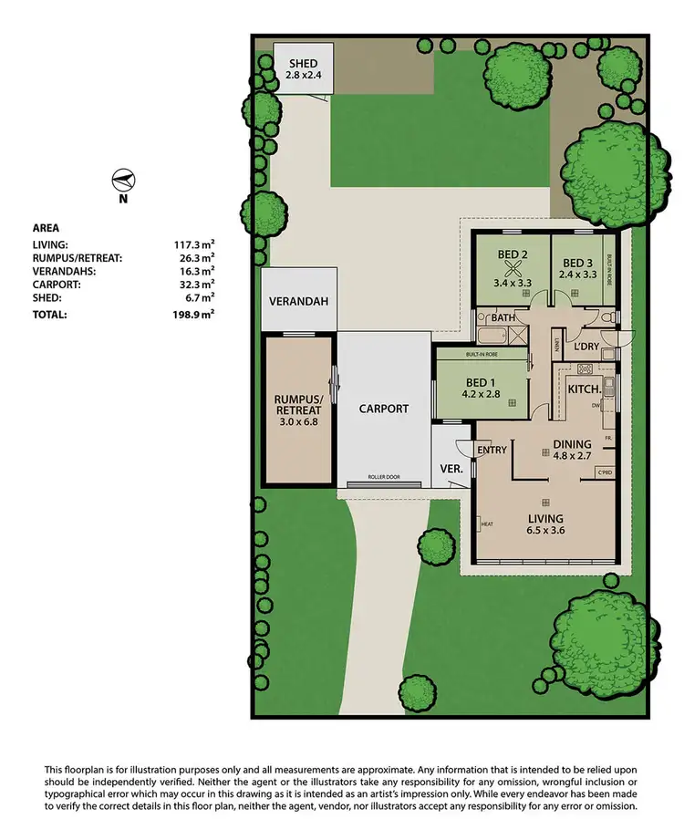 Floorplan of Homely house listing, 9 Heysen Ave, Hope Valley SA 5090
