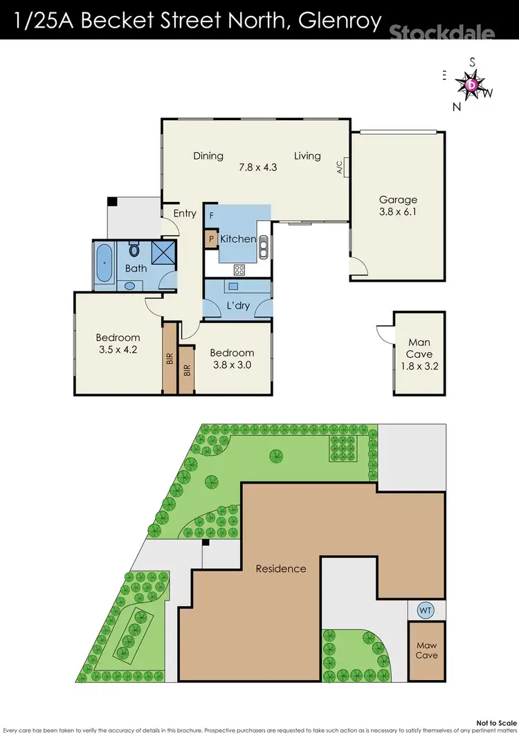 Floorplan of Homely unit listing, 1/25A Becket Street Nth, Glenroy VIC 3046