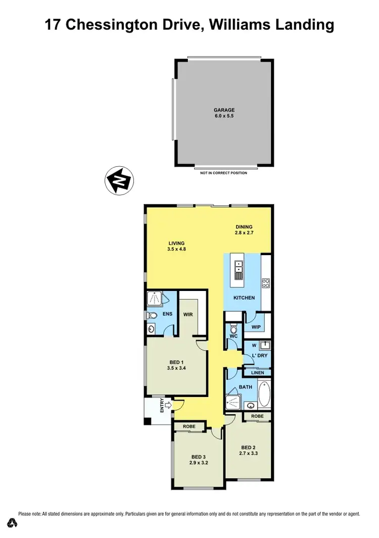 Floorplan of Homely house listing, 17 Chessington Drive, Williams Landing VIC 3027