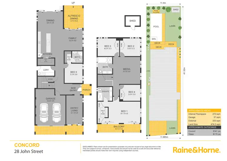 Floorplan of Homely house listing, 28 John Street, Concord NSW 2137
