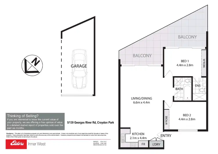 Floorplan of Homely unit listing, 5/139 Georges River Road, Croydon Park NSW 2133