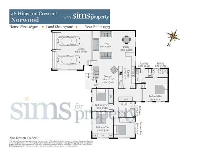 Floorplan of Homely house listing, 48 Hingston Crescent, Norwood TAS 7250