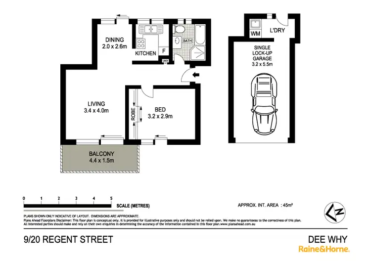 Floorplan of Homely unit listing, 9/20 Regent Street, Dee Why NSW 2099