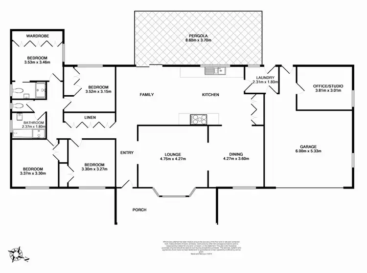 Floorplan of Homely house listing, 1 Pacific Crescent, Ashtonfield NSW 2323