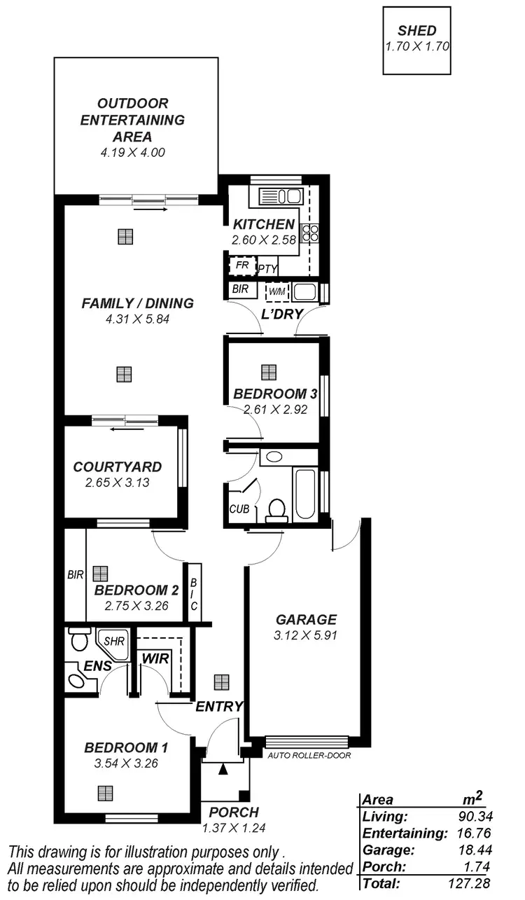 Floorplan of Homely house listing, 93B Cliff Street, Glengowrie SA 5044