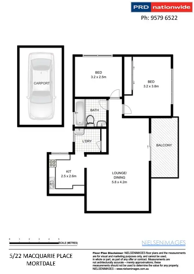 Floorplan of Homely unit listing, 5/22 Macquarie Place, Mortdale NSW 2223