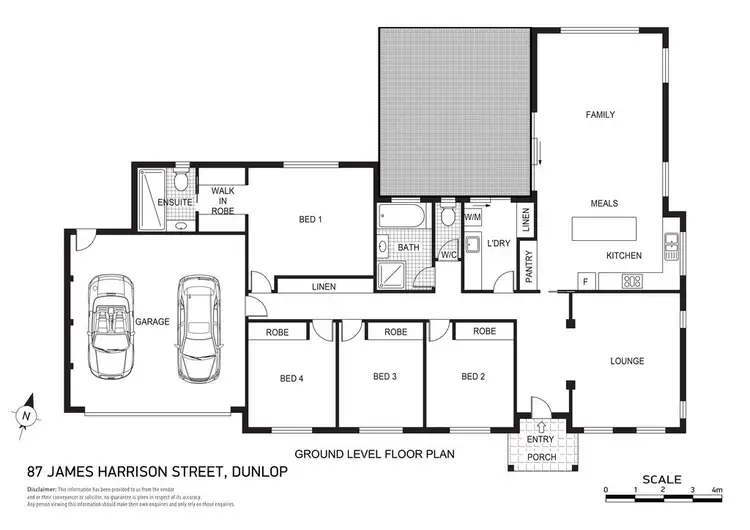 Floorplan of Homely house listing, 87 James Harrison Street, Dunlop ACT 2615