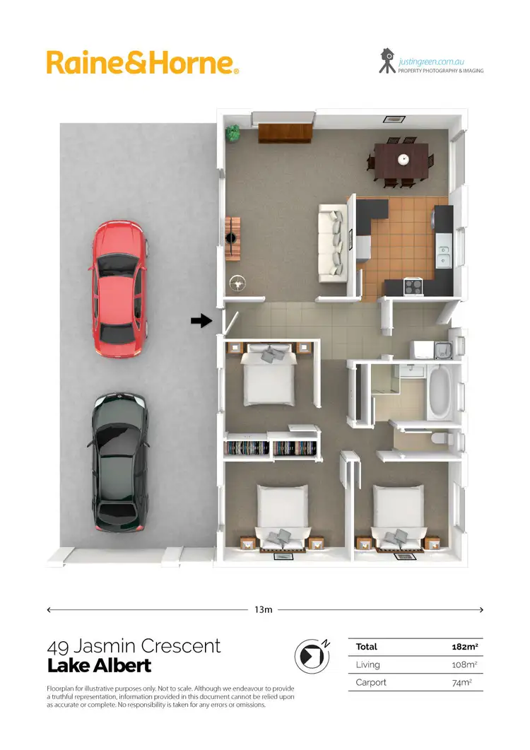 Floorplan of Homely house listing, 49 Jasmin Crescent, Lake Albert NSW 2650