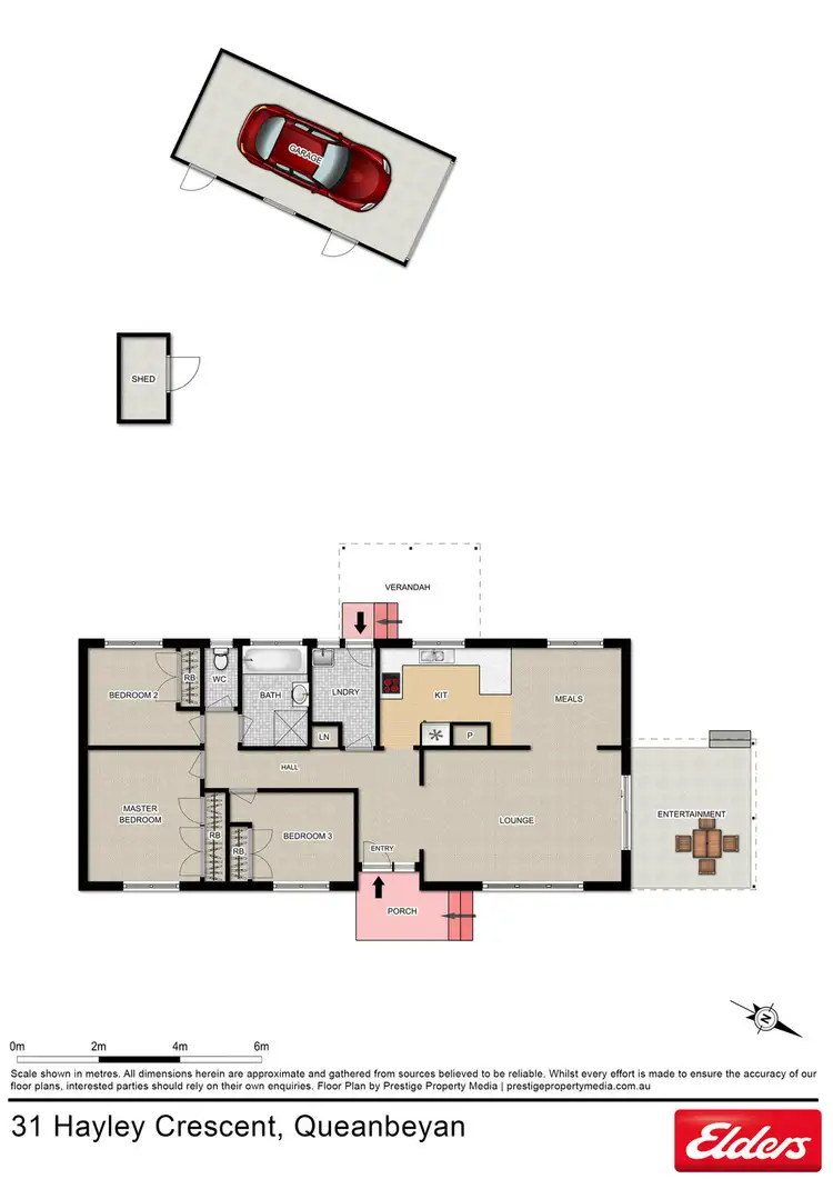 Floorplan of Homely house listing, 31 Hayley Crescent, Karabar NSW 2620