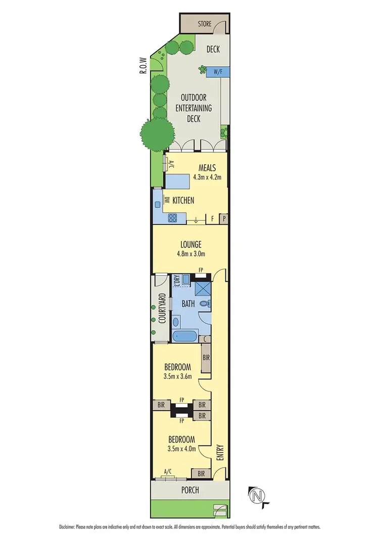 Floorplan of Homely house listing, 65 Graham Street, Albert Park VIC 3206