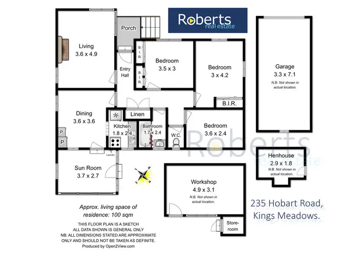 Floorplan of Homely house listing, 235 Hobart Road, Kings Meadows TAS 7249