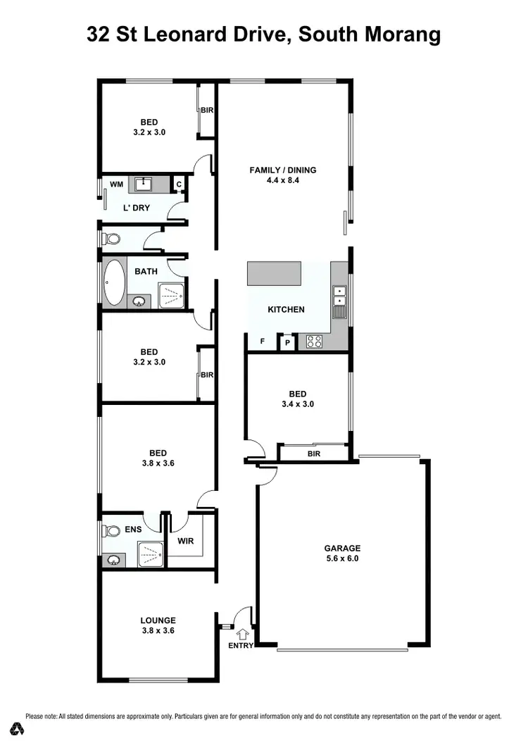 Floorplan of Homely house listing, 32 St Leonard Drive, South Morang VIC 3752