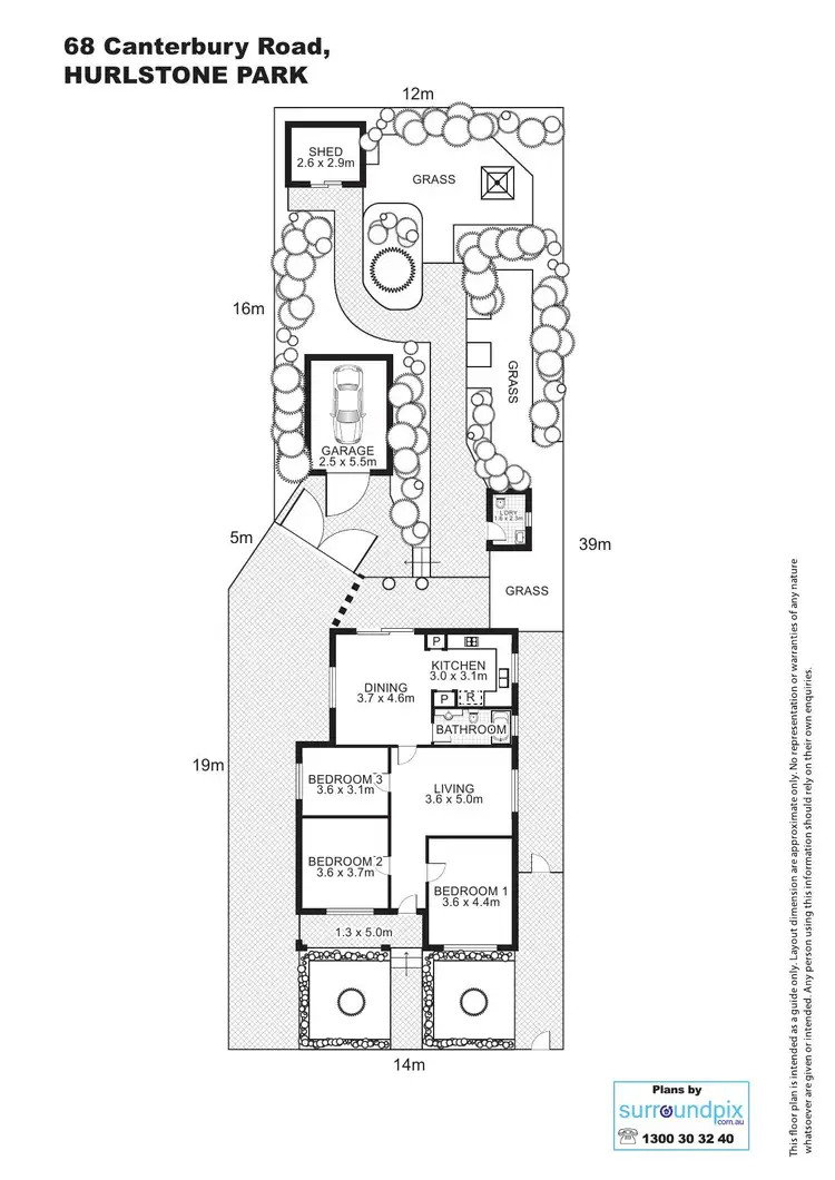 Floorplan of Homely house listing, 68 Canterbury Road, Hurlstone Park NSW 2193