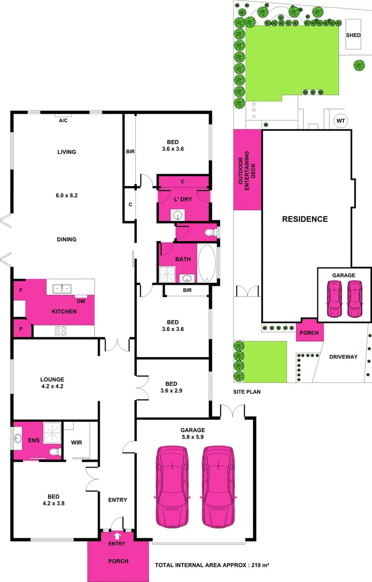 Floorplan of Homely house listing, 7 Geraghty Court, Lovely Banks VIC 3213