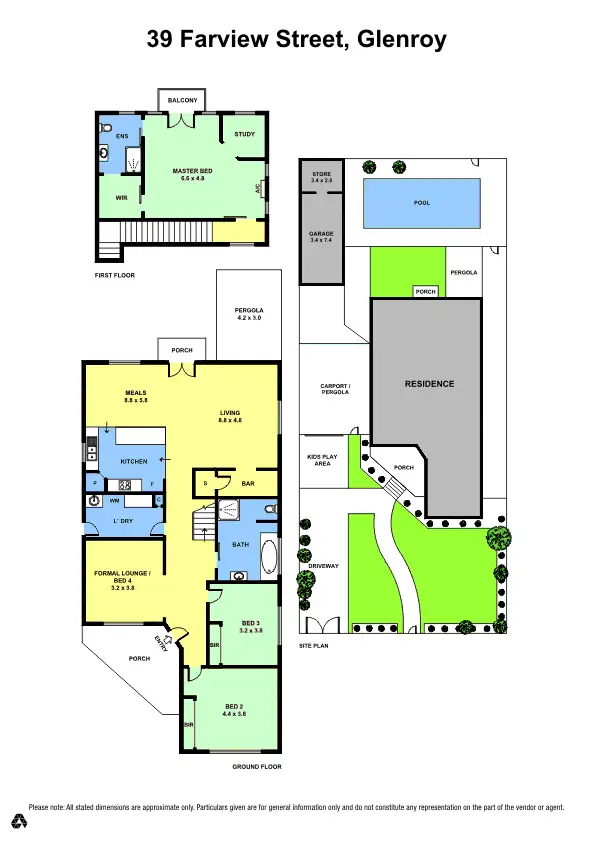 Floorplan of Homely house listing, 39 Farview Street, Glenroy VIC 3046