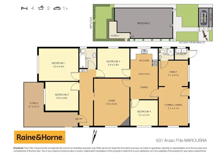Floorplan of Homely house listing, 831 Anzac Parade, Maroubra NSW 2035