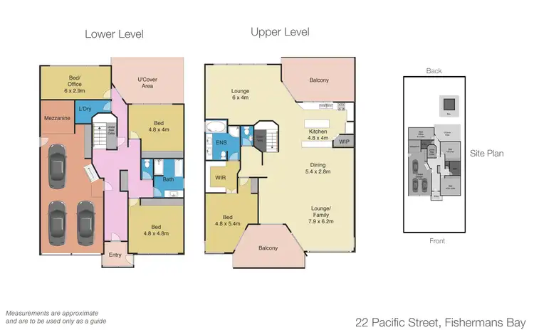 Floorplan of Homely house listing, 22 Pacific Street, Fishermans Bay NSW 2316