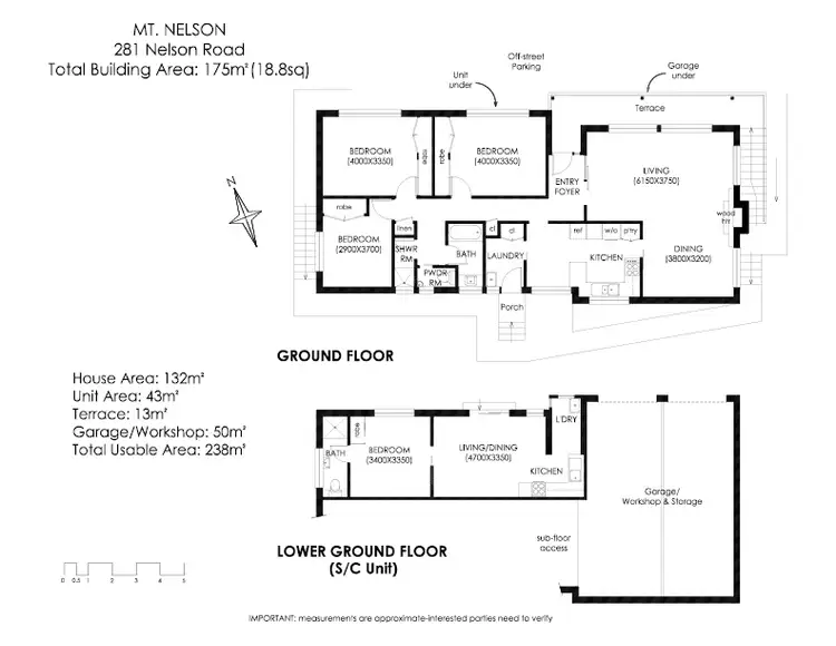 Floorplan of Homely house listing, 281 Nelson Road, Mount Nelson TAS 7007
