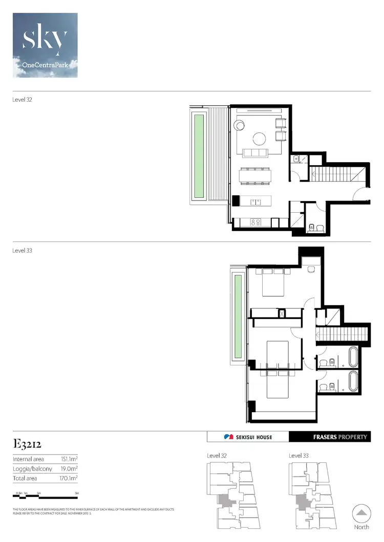 Floorplan of Homely apartment listing, E3212/1 Carlton Street, Chippendale NSW 2008