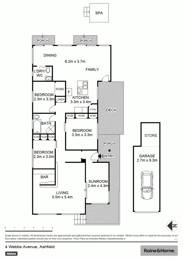 Floorplan of Homely house listing, 4 Webbs Avenue, Ashfield NSW 2131