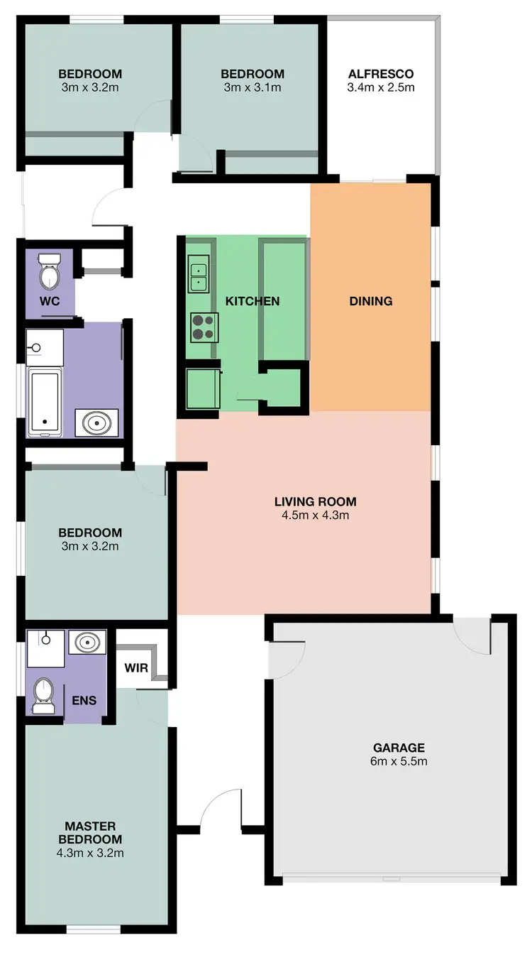 Floorplan of Homely house listing, .49 Eagleridge Promenade, Tarneit VIC 3029