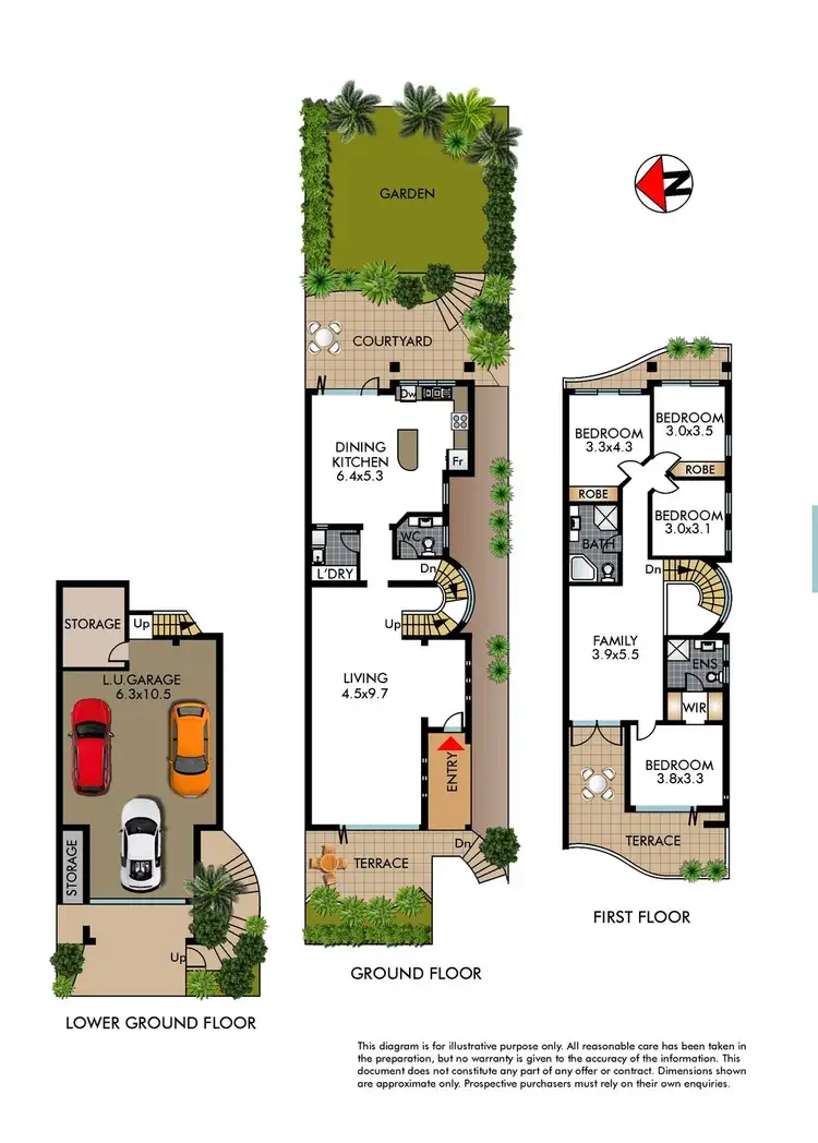 Floorplan of Homely house listing, 9 Derby Street, Vaucluse NSW 2030