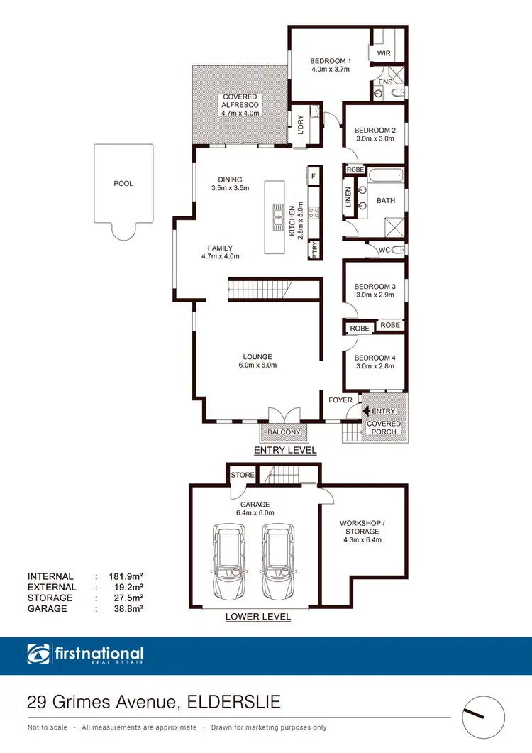 Floorplan of Homely house listing, 29 Grimes Avenue, Elderslie NSW 2570